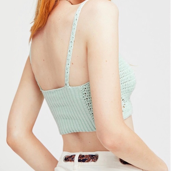 free people Berlinette Crochet Cami Crop - Picture 2 of 7